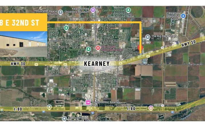 Pictures of Industrial property located at 2608 E. 32nd Street, Kearney, NE 68847 for lease - image #1