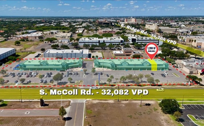 Pictures of Retail property located at 2000 S Mccoll Road # B, McAllen, TX 78503 for lease - image #1