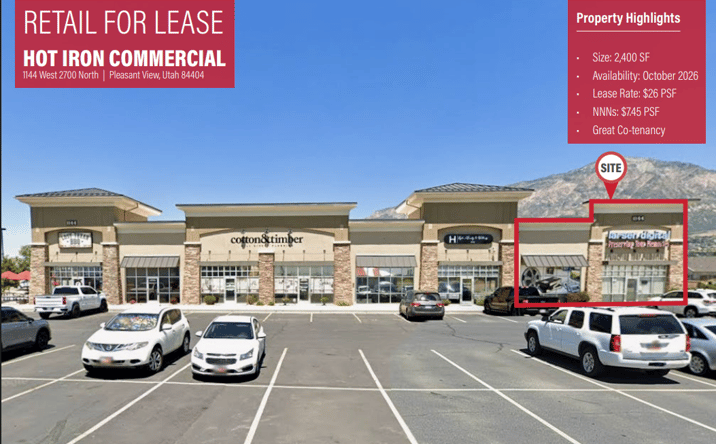 Pictures of Retail property located at 1144 West 2700 North, Pleasant View, UT 84404 for lease - image #1