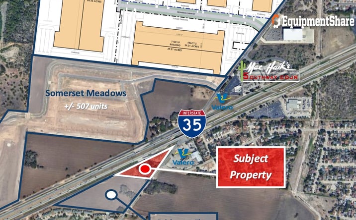 Pictures of Retail, Industrial, Land property located at SWQ I-35 & Somerset Road, San Antonio, TX 78211-3916 for lease - image #1