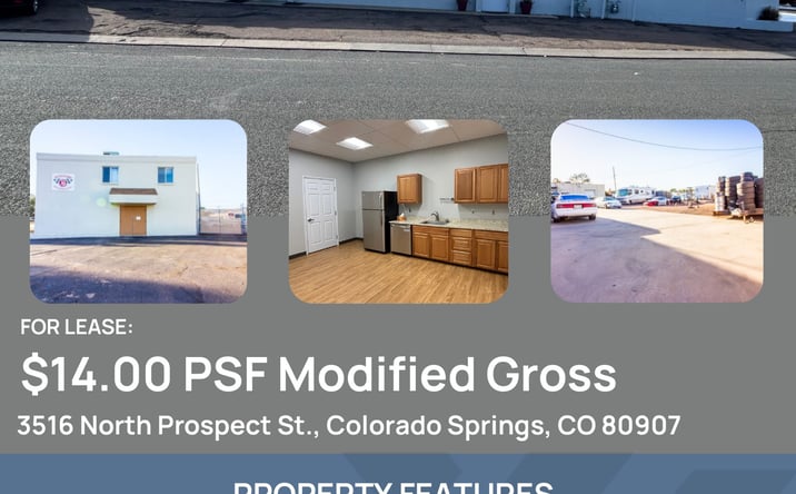 Pictures of Industrial property located at 3516 North Prospect St., Colorado Springs, CO 80907 for lease - image #1
