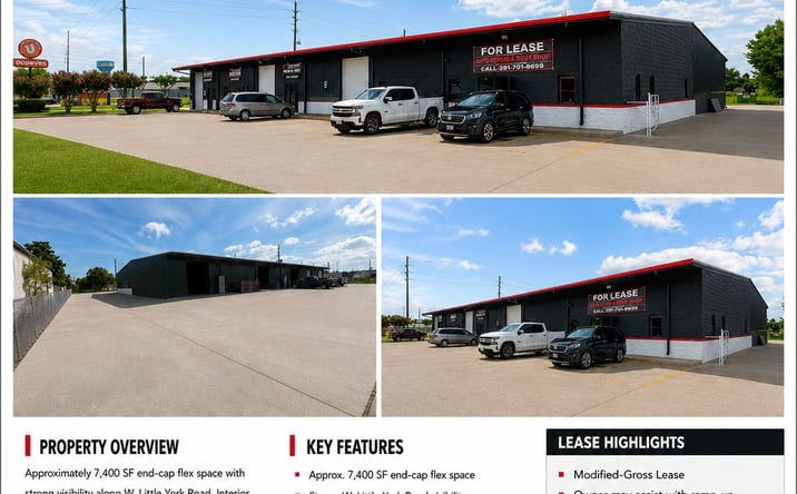 Pictures of Industrial, Office, Retail property located at 18025 W. Little York Rd., Katy, TX 77449 for lease - image #1