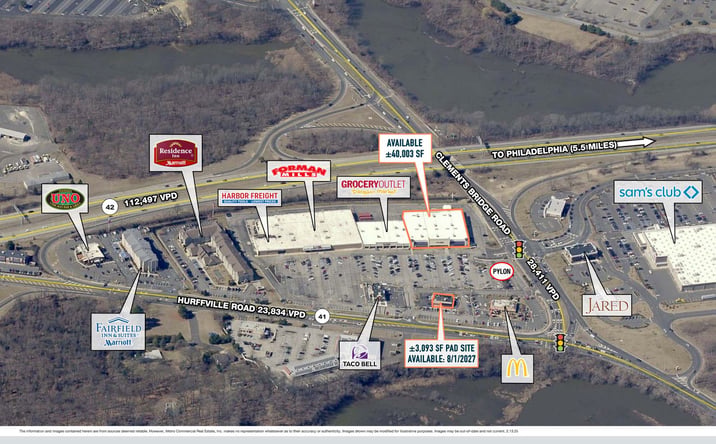 Pictures of Retail property located at Clements Bridge Road & Hurffville Road, Deptford, NJ 08096 for lease - image #1