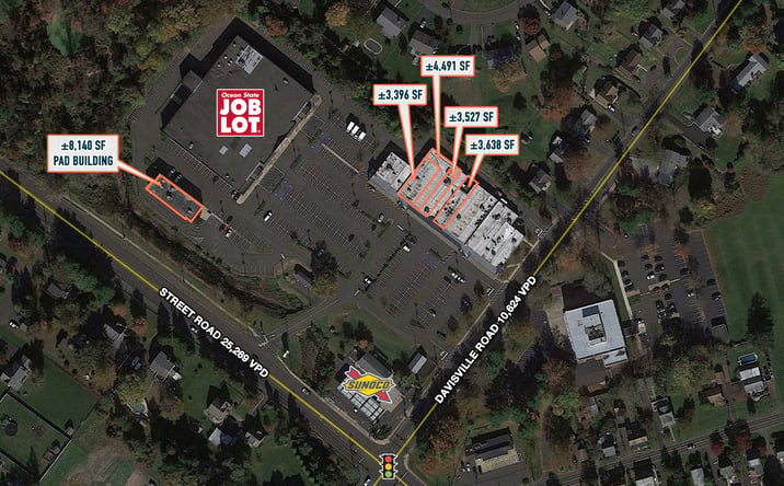 Pictures of Retail property located at 800 E Street Rd, Warminster, PA 18974 for lease - image #1
