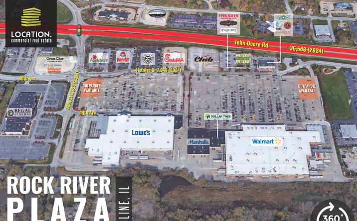 Pictures of Retail property located at 3430 41st Ave Dr, Moline, IL 61265 for lease - image #1