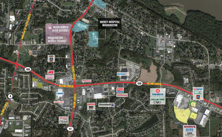 Pictures of Retail, Land property located at Lewis and Clark Dr, Washington, MO 63090 for lease - image #1