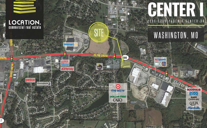 Pictures of Retail property located at 2000-2030 Phoenix Center Dr, Washington, MO 63090 for lease - image #1
