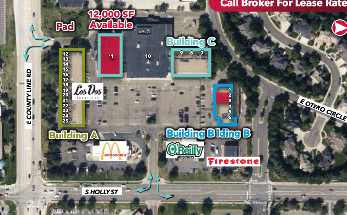 Pictures of Retail property located at 8203-8267 South Holly Street, Centennial, CO 80122 for lease - image #1