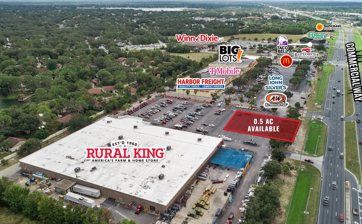 Pictures of Land property located at 2468 Commercial Way, Spring Hill, FL 34606 for lease - image #1