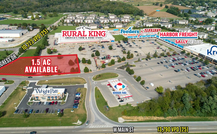 Pictures of Land property located at 1900 Progress Drive, Xenia, OH 45385 for lease - image #1