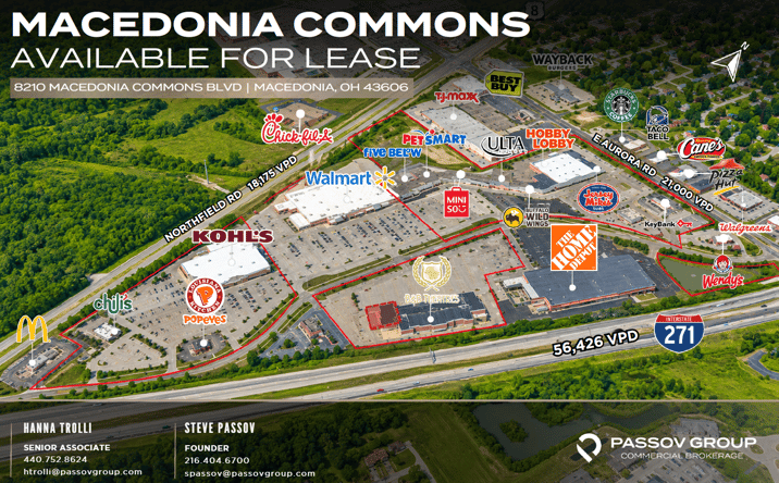 Pictures of Retail property located at 8210 Macedonia Commons Blvd, Macedonia, OH 44056 for lease - image #1