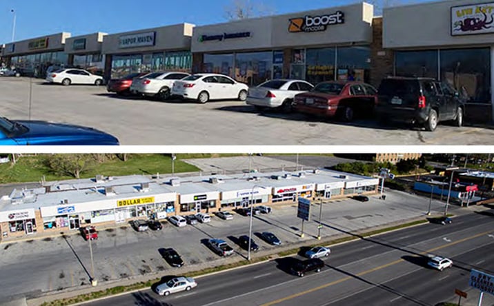 Pictures of Retail property located at 3601-3629 S. Noland Road, Independence, MO 64055 for lease - image #1