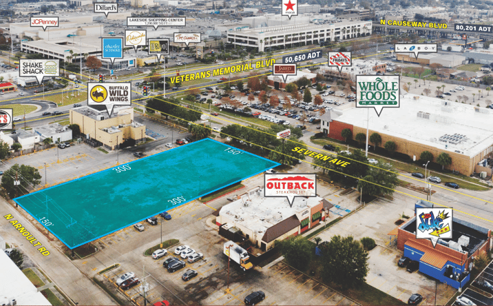 Pictures of Land property located at 2750 Severn Avenue, Metairie, LA 70002 for lease - image #1