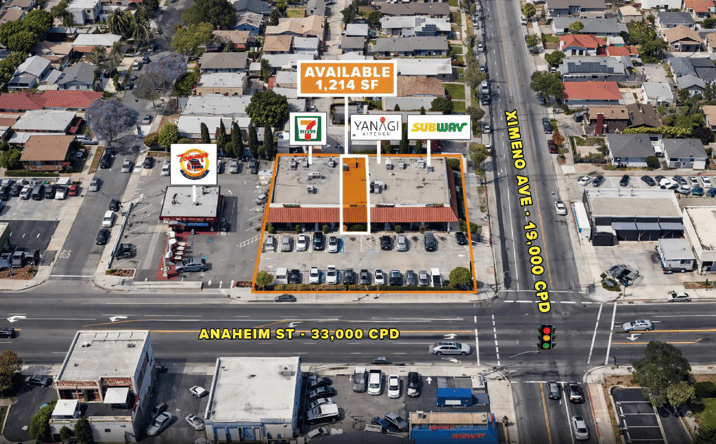 Pictures of Retail, Office, Restaurant property located at Anaheim St & Ximeno Ave, Long Beach, CA 90804 for lease - image #1