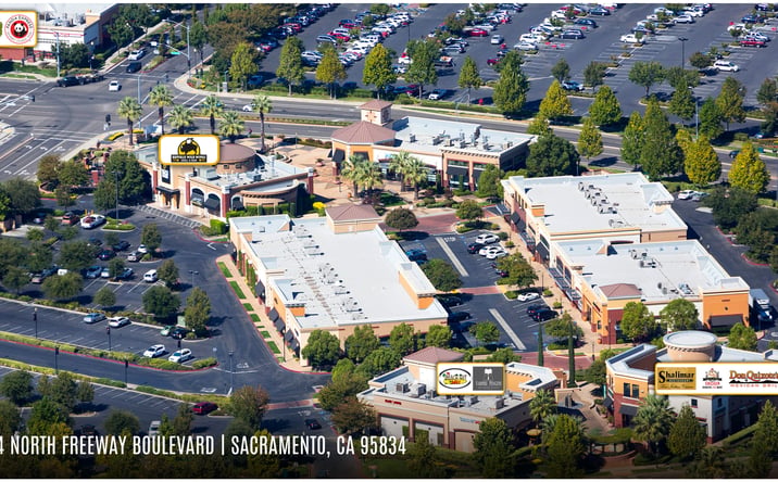 Pictures of Retail property located at 3600 - 3654 North Freeway Blvd, Sacramento, CA 95834 for lease - image #1