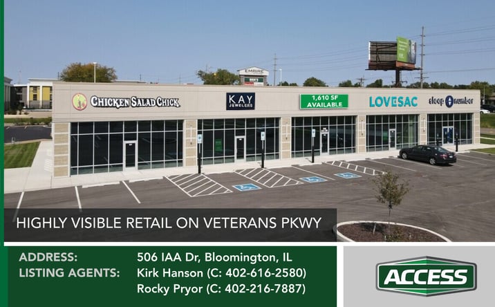 Pictures of Retail property located at 506 IAA Dr, Bloomington, IL 61701 for lease - image #1