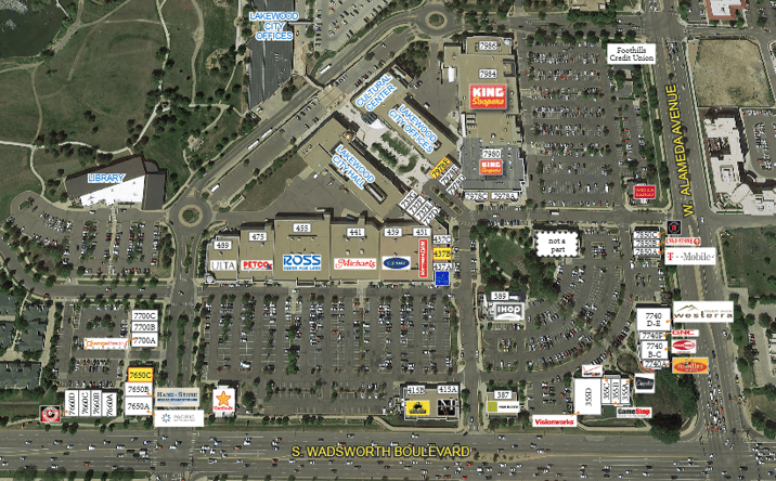 Pictures of Retail property located at 355 - 7986 W Alameda Ave, Lakewood, CO 80226 for lease - image #1