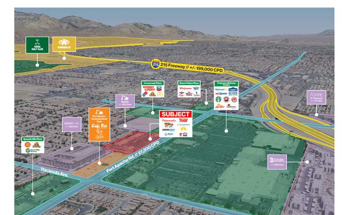 Pictures of Retail, Restaurant property located at 5135 S Fort Apache Rd, Las Vegas, NV 89148 for lease - image #1