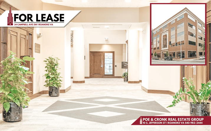 Pictures of Office property located at 34 Campbell Ave SW, Roanoke, VA 24011 for lease - image #1