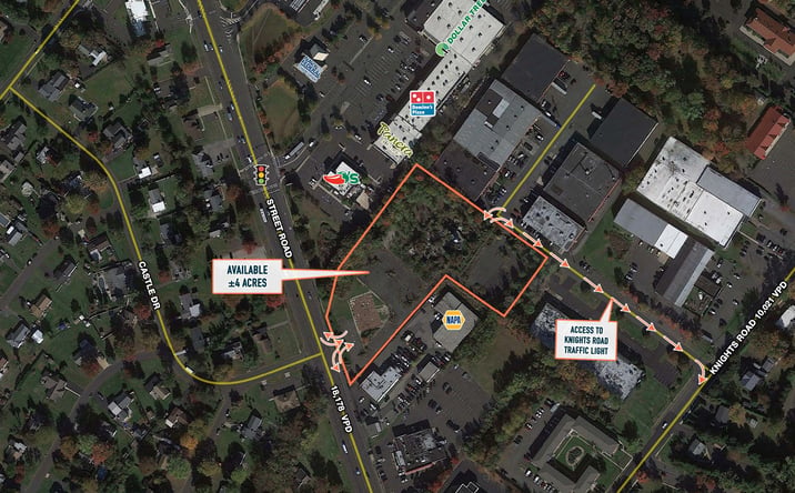 Pictures of Land property located at 2555 Street Road, Bensalem, PA 19020 for lease - image #1