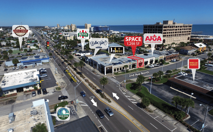 Pictures of Retail property located at 311 3rd Street North, Jacksonville Beach, FL 32250 for lease - image #1