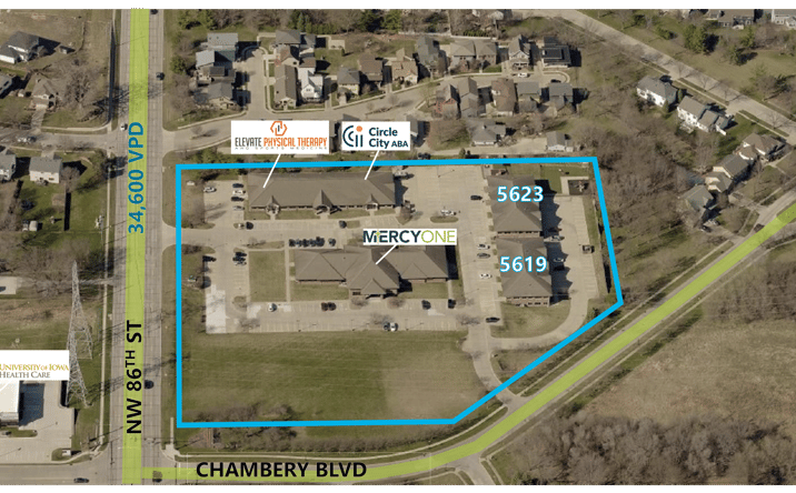 Pictures of Office, Special Purpose property located at 5619 NW 86th St, Johnston, IA 50131 for lease - image #1