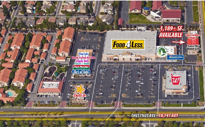 Pictures of Retail property located at 8887 N Chestnut Ave, Fresno, CA 93720 for lease - image #1