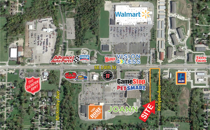 Pictures of Land property located at SE 14th St, Des Moines, IA 50315 for lease - image #1