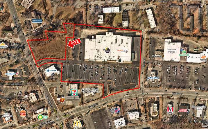 Pictures of Retail property located at 4640 W Market St, Greensboro, NC 27407 for lease - image #1