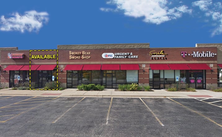 Pictures of Retail property located at 640-656 South Sutton Rd, Streamwood, IL 60107 for lease - image #1