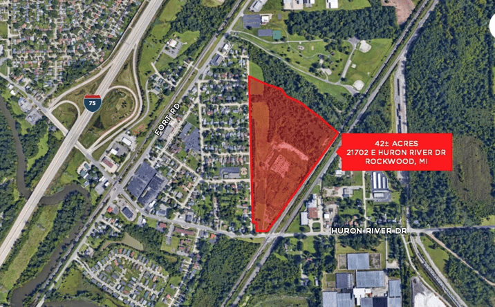 Pictures of Industrial, Land property located at 21702 E Huron River Drive, Rockwood, MI 48173 for lease - image #1