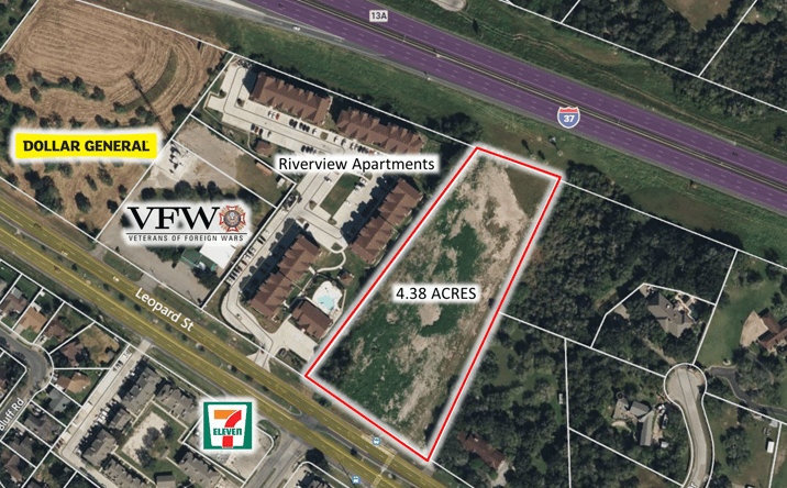Pictures of Land, Restaurant property located at Leopard St @ Western Dr, CORP CHRISTI, TX 78410 for lease - image #1