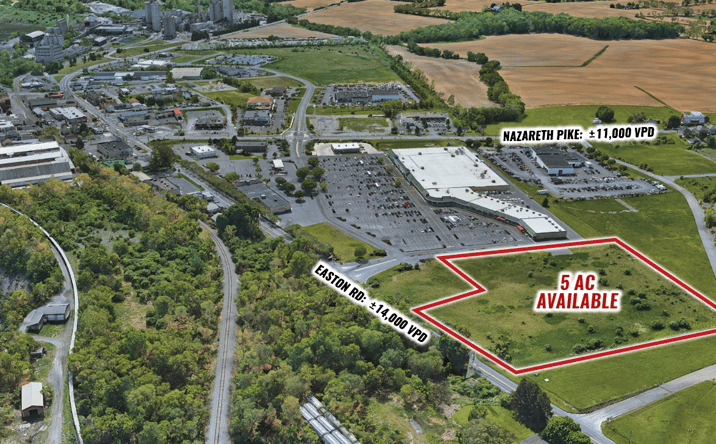 Pictures of Land property located at 859 Nazareth Pike, Nazareth, PA 18064 for lease - image #1