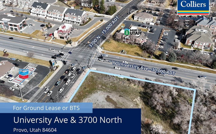Pictures of Land property located at SWC University Ave and 3700 North, Provo, UT 84604 for lease - image #1
