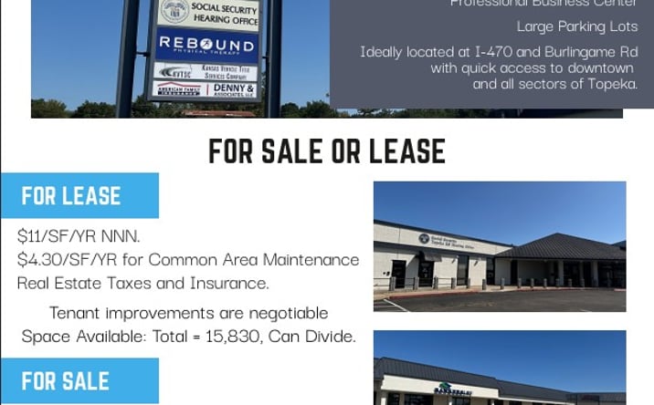 Pictures of Office property located at 3712 SW 37th St, Topeka, KS 66614 for lease - image #1