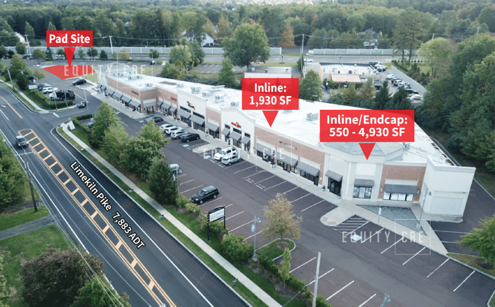 Pictures of Retail property located at 3318 Limekiln Pike, Chalfont, PA 18914 for lease - image #1