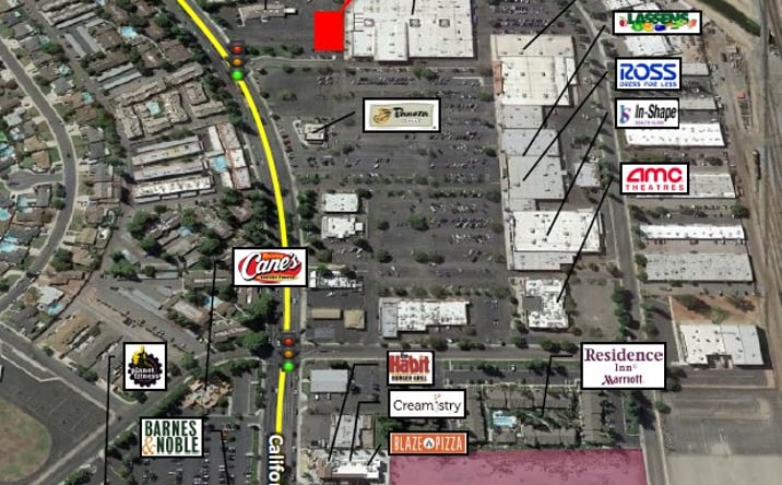 Pictures of Retail property located at Mervyn’s Dr., Bakersfield, CA 93309 for lease - image #1