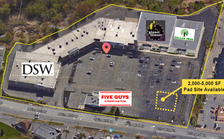 Pictures of Retail, Restaurant property located at 198 Maine Mall Rd, South Portland, ME 04106 for lease - image #1