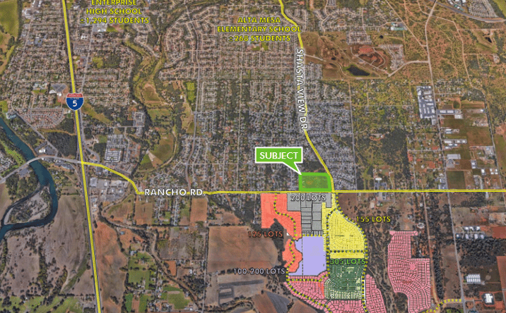 Pictures of Land property located at Nwc Of Shasta View Dr. & Rancho Rd, Redding, CA 96002 for lease - image #1