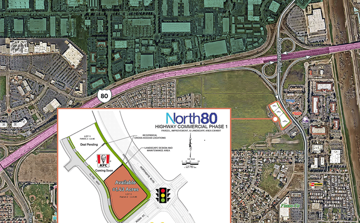 Pictures of Retail, Land property located at I-80 & Northgate Boulevard, Sacramento, CA 95834 for lease - image #1