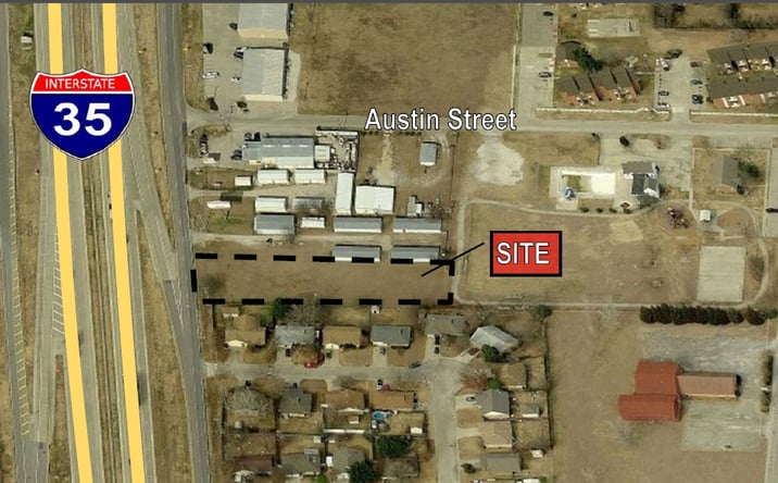 Pictures of Land property located at I-35 & Austin Street, Sanger, TX 76266 for lease - image #1