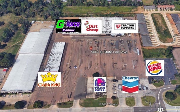 Pictures of Retail, Office property located at 5001 N State Line Ave, Texarkana, TX 75503 for lease - image #1