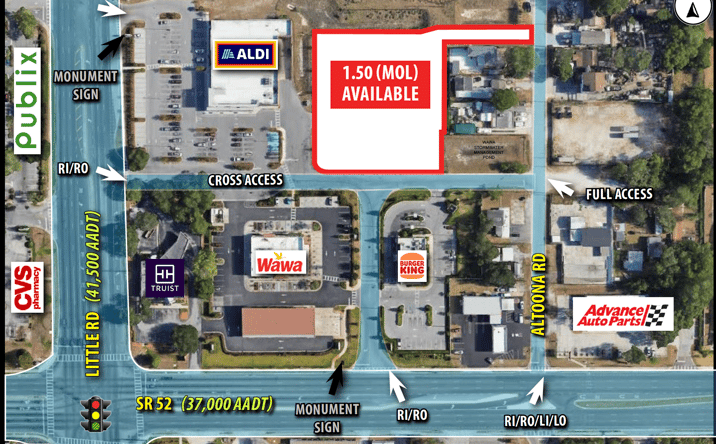 Pictures of Land property located at 12120 Little Rd, Hudson, FL 34667 for lease - image #1