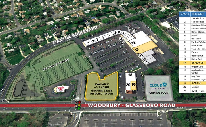 Pictures of Retail property located at 660 Woodbury Glassboro Rd, Mantua, NJ 08080 for lease - image #1