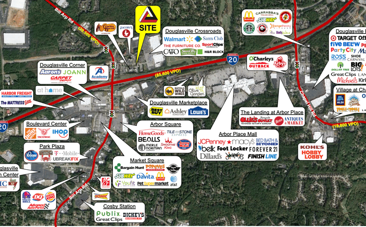 Pictures of Retail property located at 3000 Chapel Hill Rd, Douglasville, GA 30135 for lease - image #1