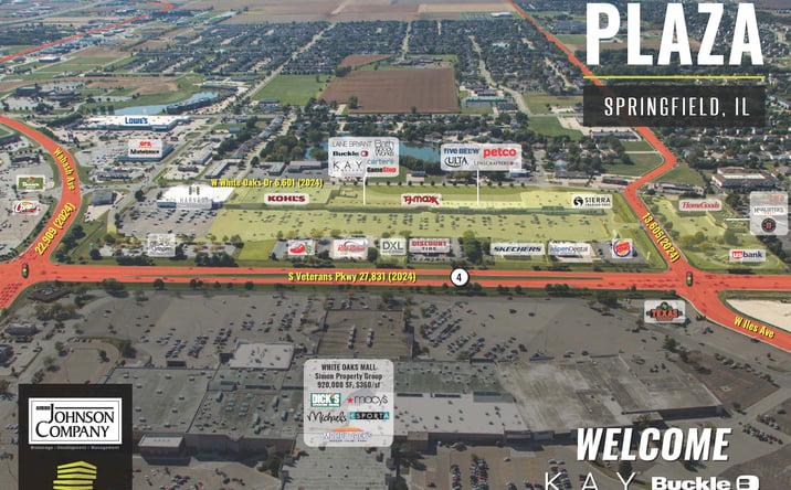 Pictures of Retail, Land, Restaurant property located at 2801 S Veterans Pkwy, Springfield, IL 62704 for lease - image #1