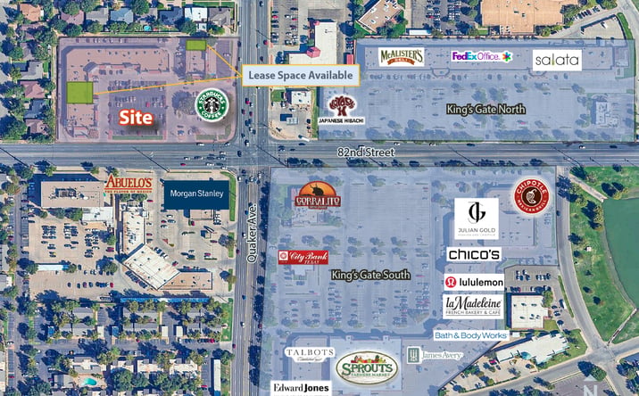 Pictures of Retail, Office property located at 4414 82nd St (82nd & Quaker Ave.), Lubbock, TX 79423 for lease - image #1