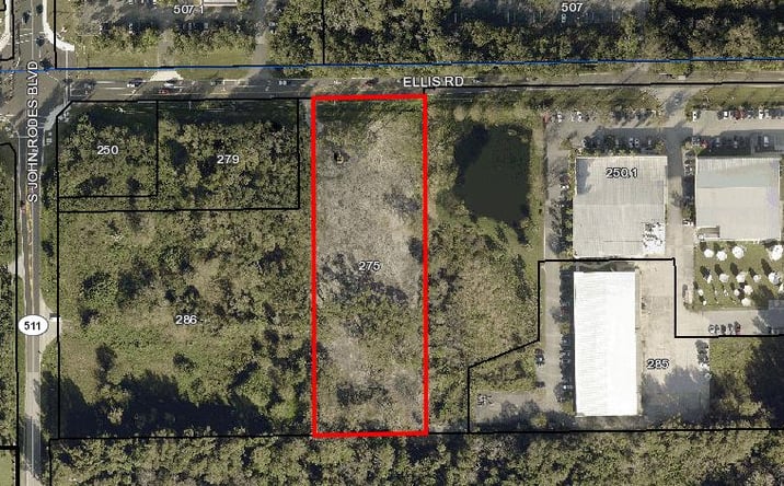 Pictures of Land property located at 9175 Ellis Road, West Melbourne, FL 32904 for lease - image #1