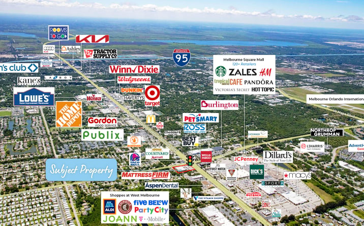 Pictures of Retail property located at 1955 W New Haven Ave, West Melbourne, FL 32904 for lease - image #1