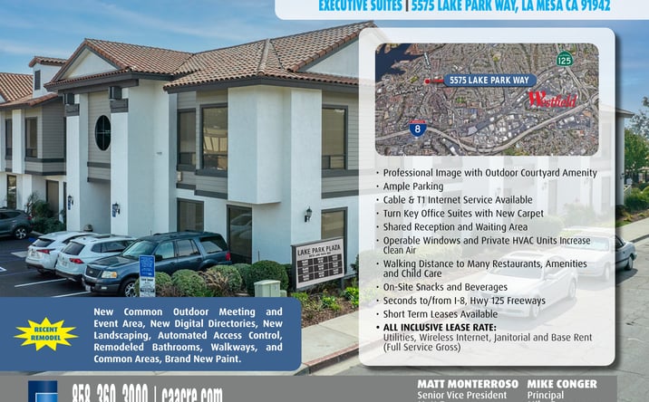 Pictures of Office property located at 5575 Lake Park Way, La Mesa, CA 91942 for lease - image #1